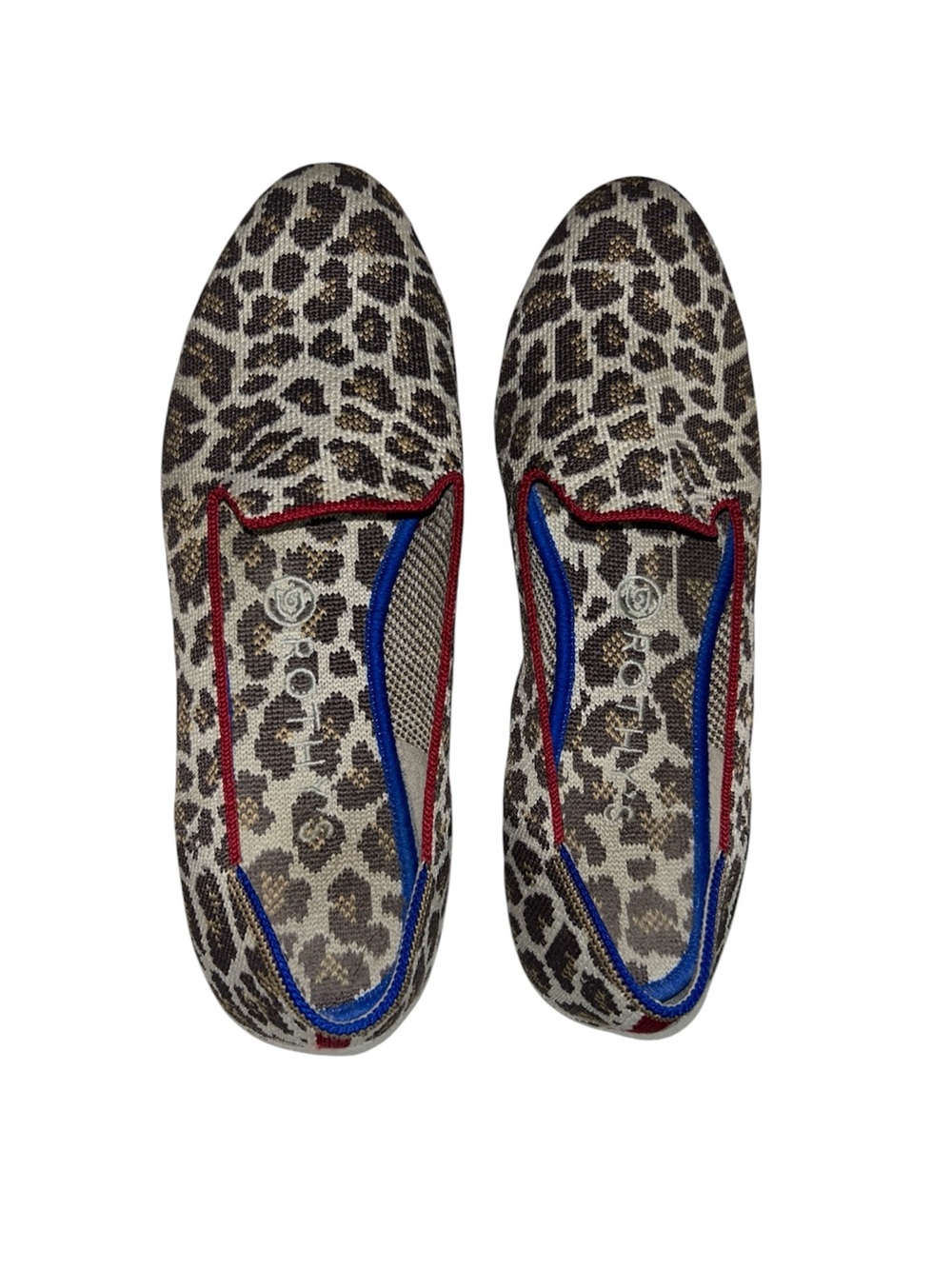 Rothy’s “the loafer” Leopard print colorway slip ons